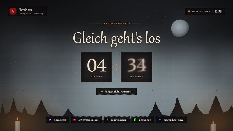Startszene in der Variante Horror Nebel