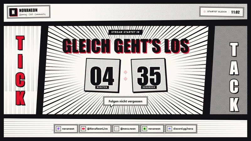 Startszene in der Variante Manga Panel