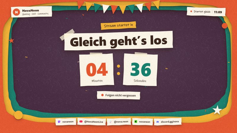 Startszene in der Variante Papierschnitt