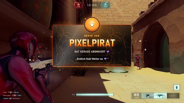 Magma: Sub-Alert über dem Spiel
